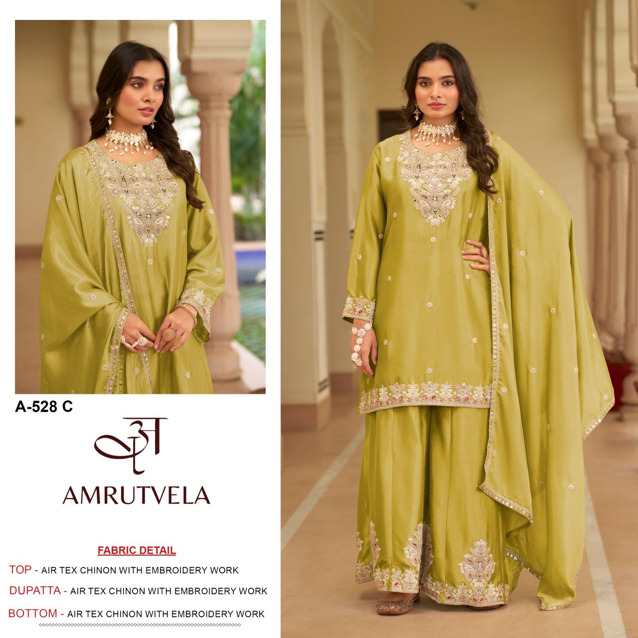 Amrutvela A528 Catalog pakistani suit wholesale market