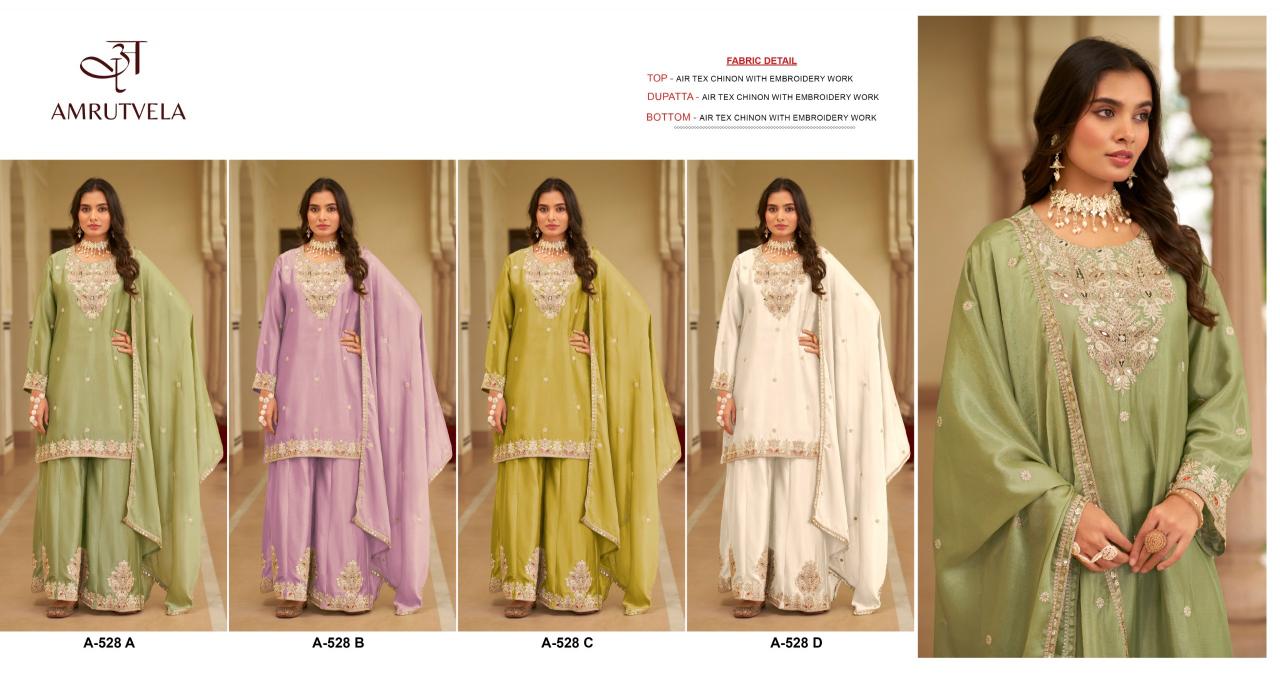 Amrutvela A528 Catalog pakistani suit wholesale market