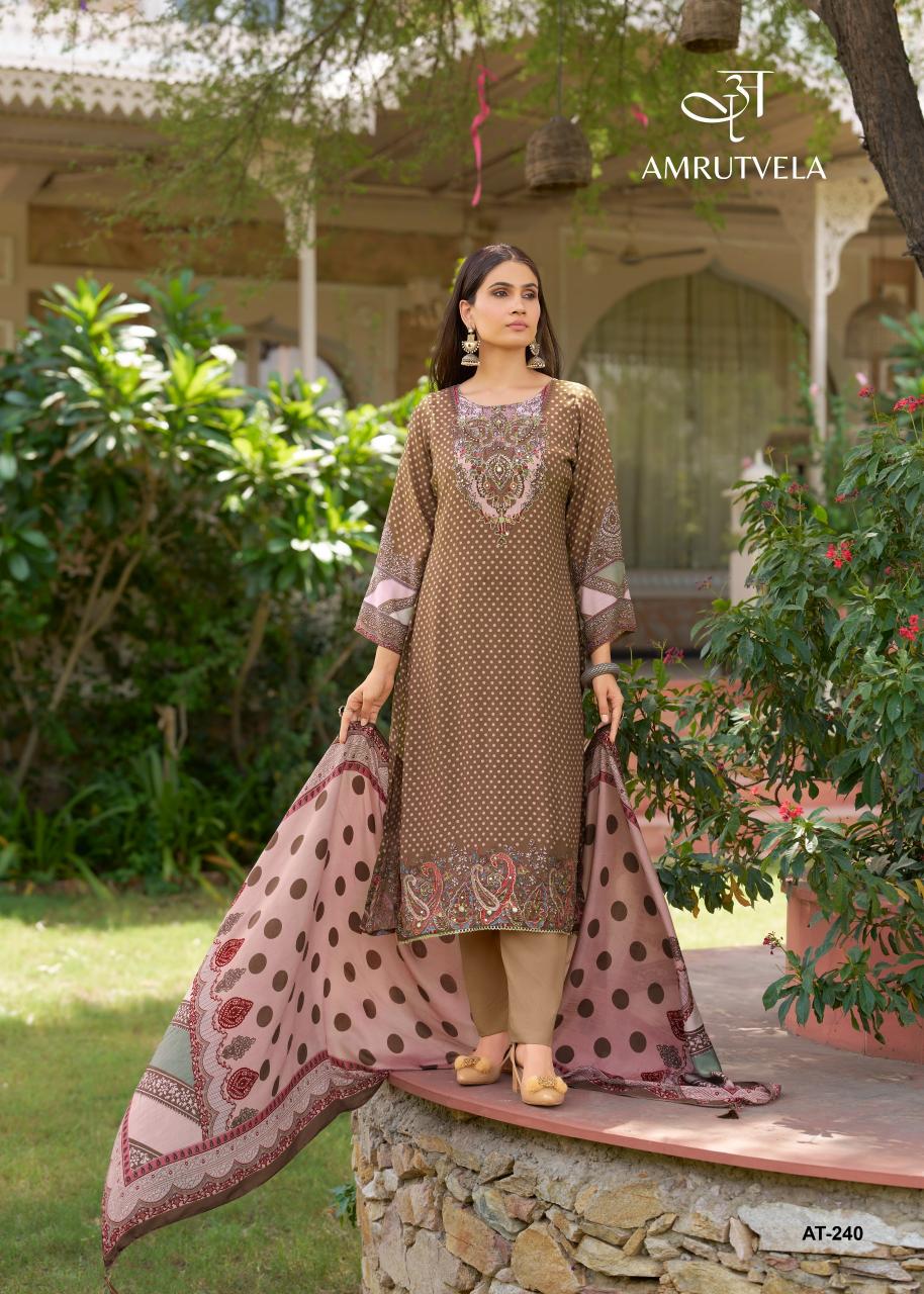 Amrutvela AT240 Catalog wholesale pakistani suits in dubai