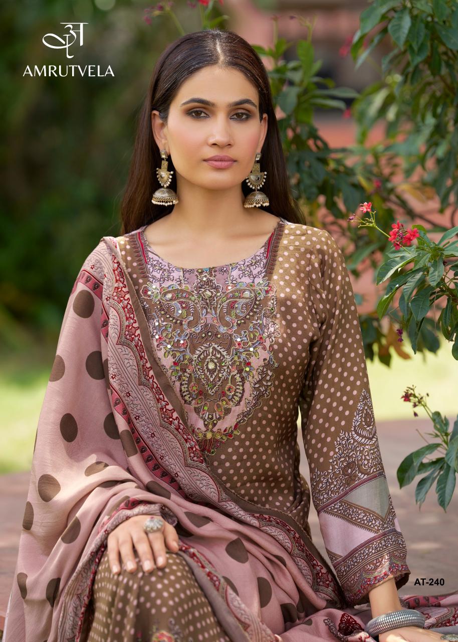 Amrutvela AT240 Catalog wholesale pakistani suits in dubai
