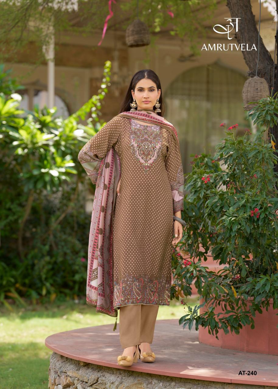 Amrutvela AT240 Catalog wholesale pakistani suits in dubai