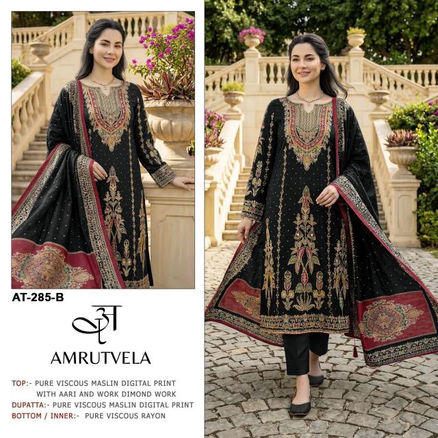 Amrutvela AT285 Catalog pakistani suits wholesaler in delhi