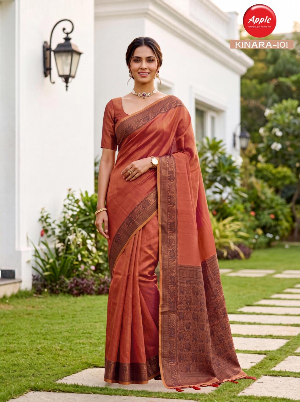 Apple Kinara vol 1 catalog wholesale saree online surat