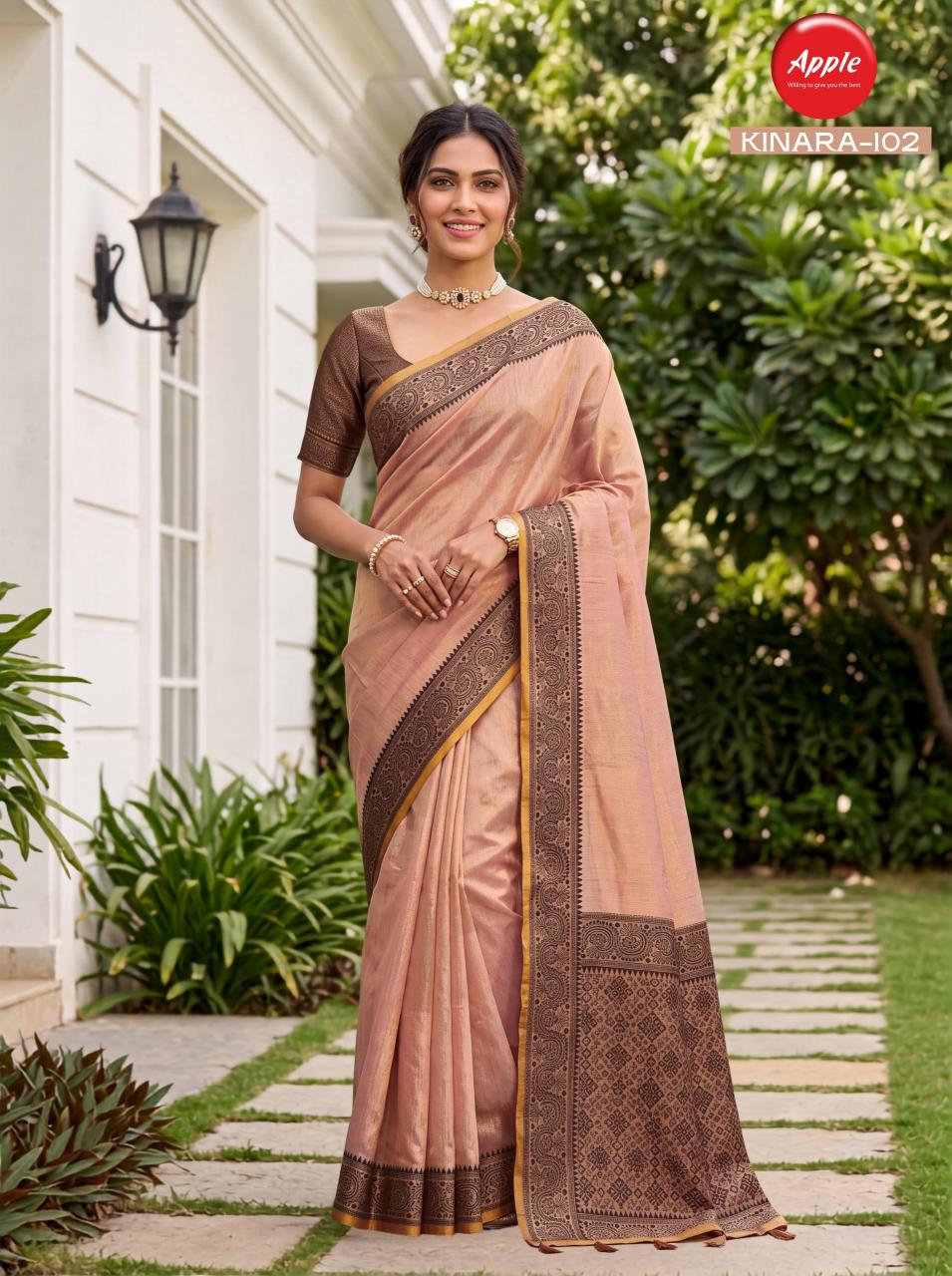 Apple Kinara vol 1 catalog wholesale saree online surat