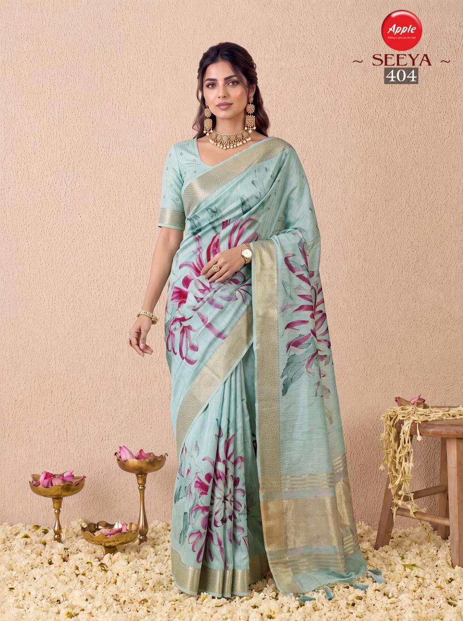 Apple Seeya vol 4 catalog raw silk sarees wholesale bangalore