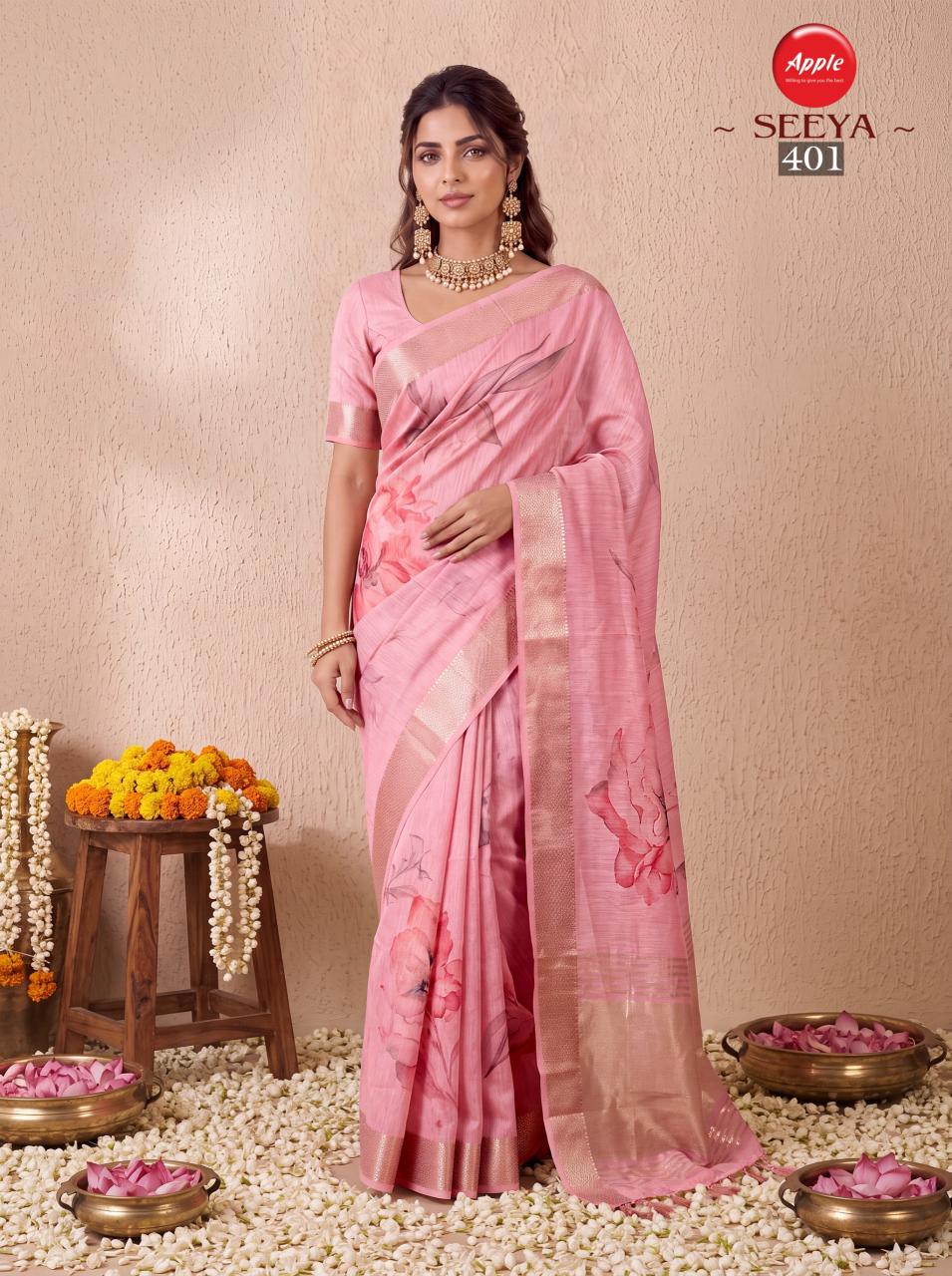 Apple Seeya vol 4 catalog raw silk sarees wholesale bangalore