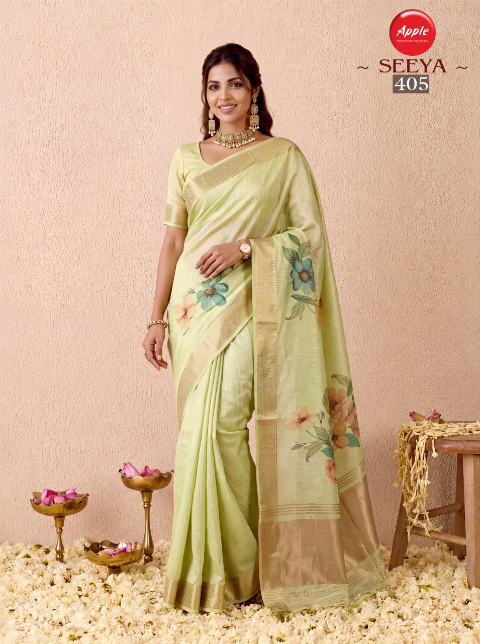Apple Seeya vol 4 catalog raw silk sarees wholesale bangalore