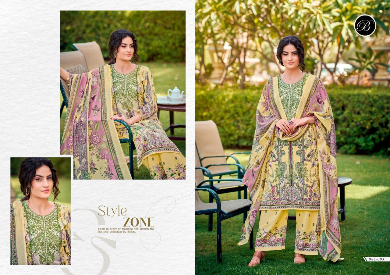 Belliza Dilshad Vol 6 Catalog designer dress material in surat