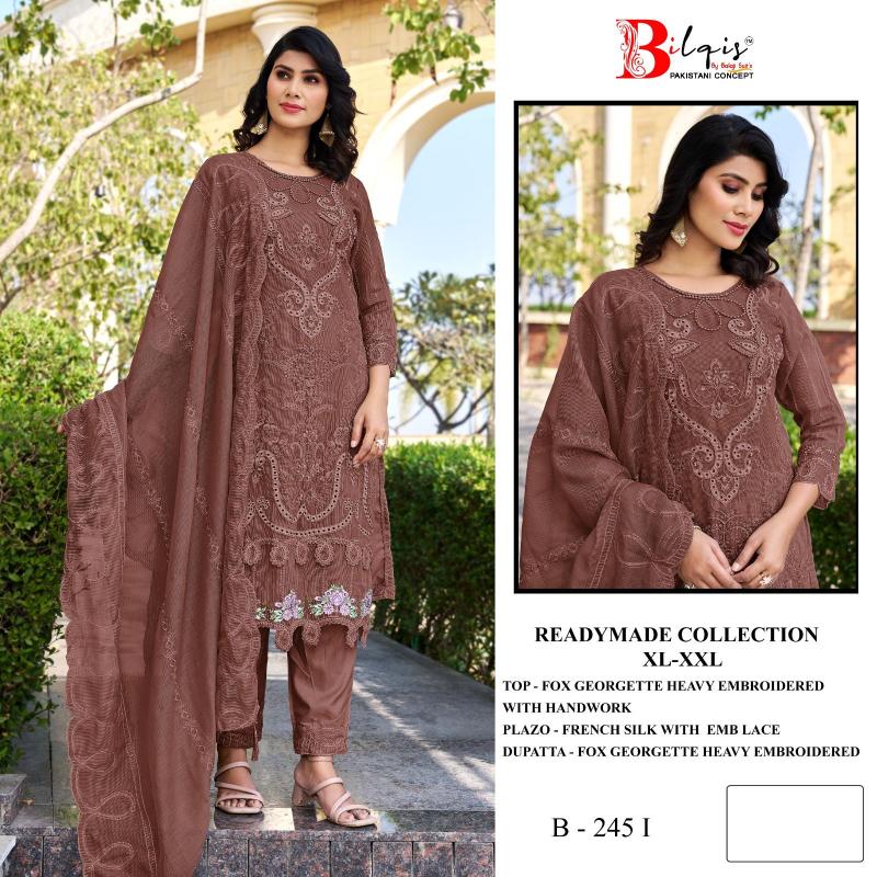 Bilqis B 245 E TO I catalog pakistani suits wholesalers in mumbai