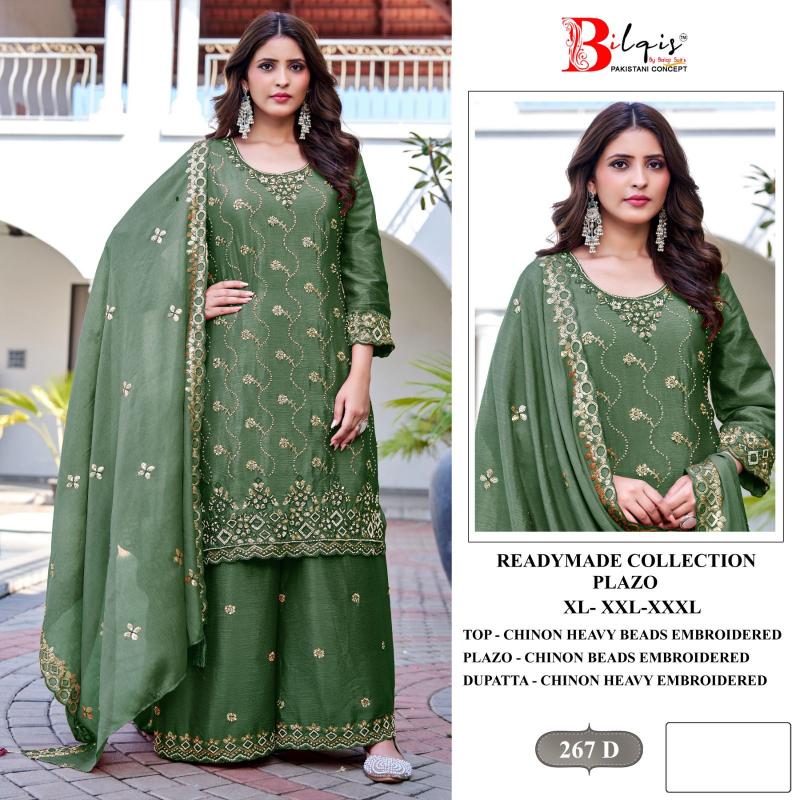 Bilqis B 267 A TO D catalog pakistani suits wholesale in kolkata