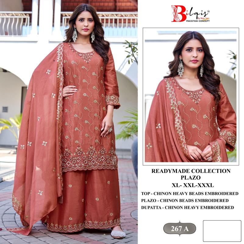 Bilqis B 267 A TO D catalog pakistani suits wholesale in kolkata