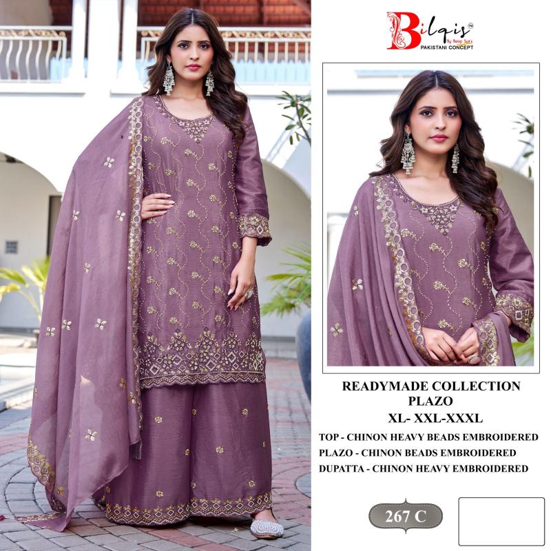 Bilqis B 267 A TO D catalog pakistani suits wholesale in kolkata