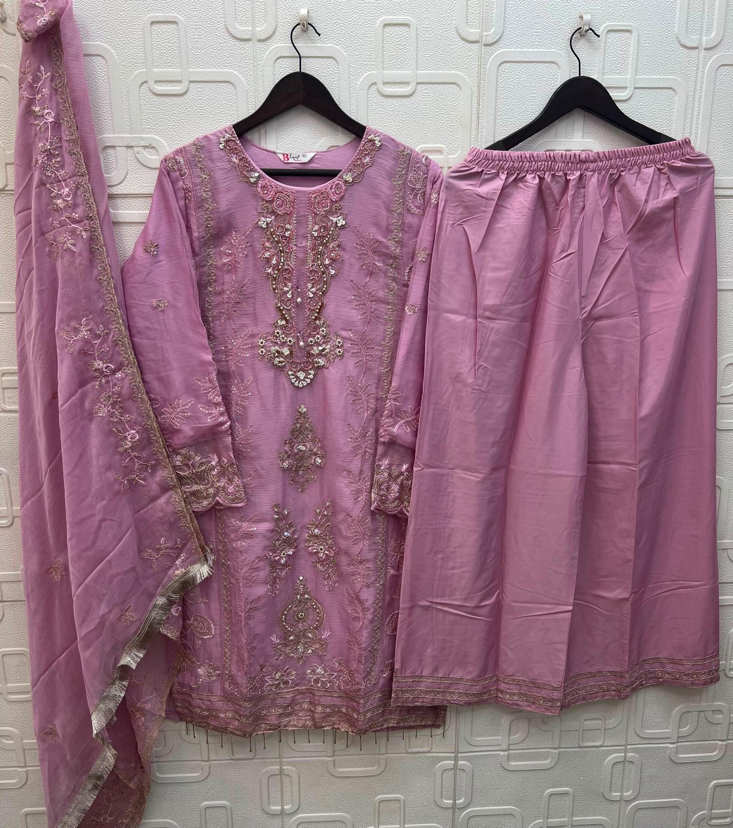 Bilqis B 283 A TO D catalog wholesale dealers of pakistani suits in delhi