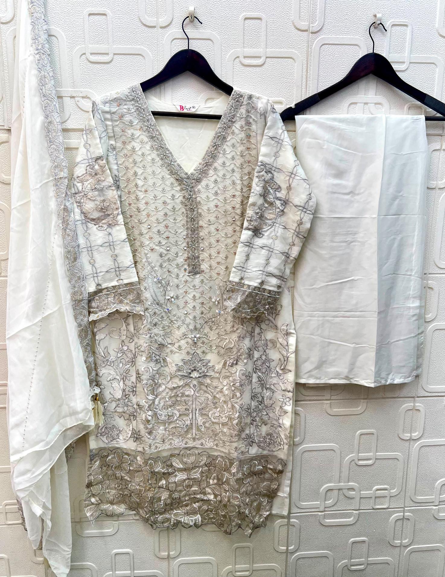 Bilqis B 285 A TO D catalog pakistani designer salwar kameez