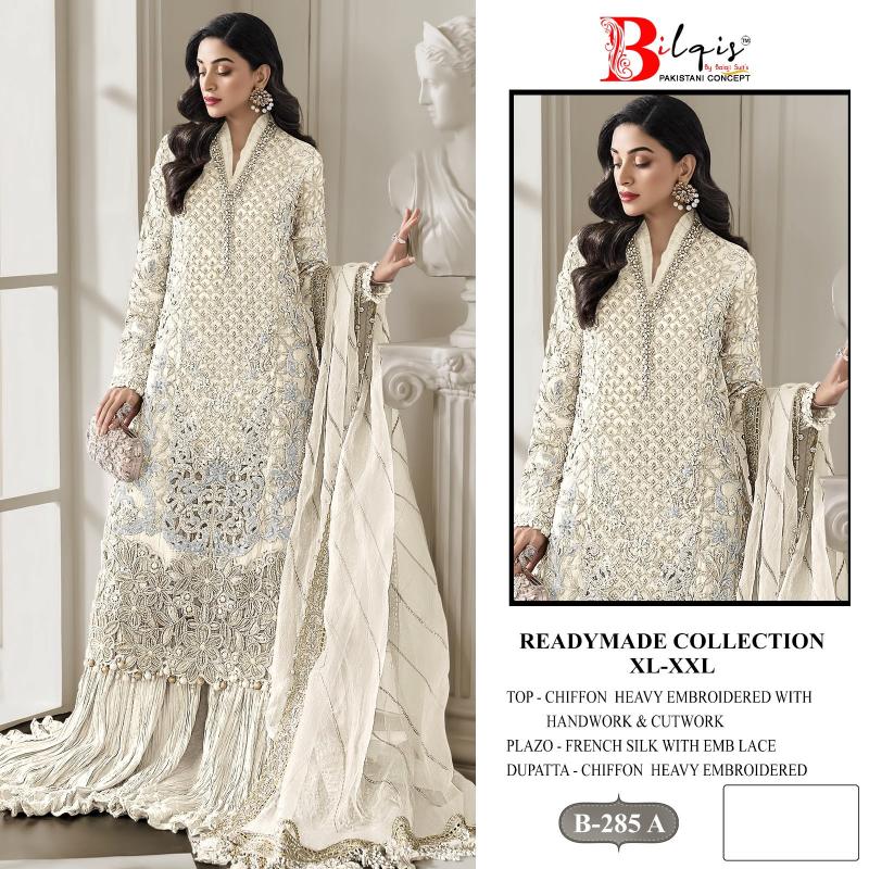 Bilqis B 285 A TO D catalog pakistani designer salwar kameez
