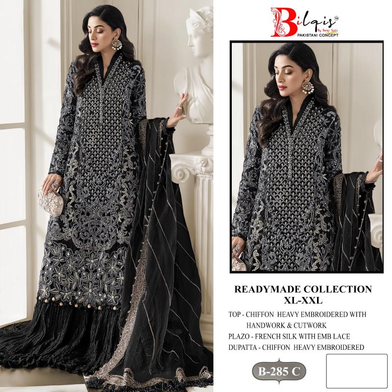 Bilqis B 285 A TO D catalog pakistani designer salwar kameez