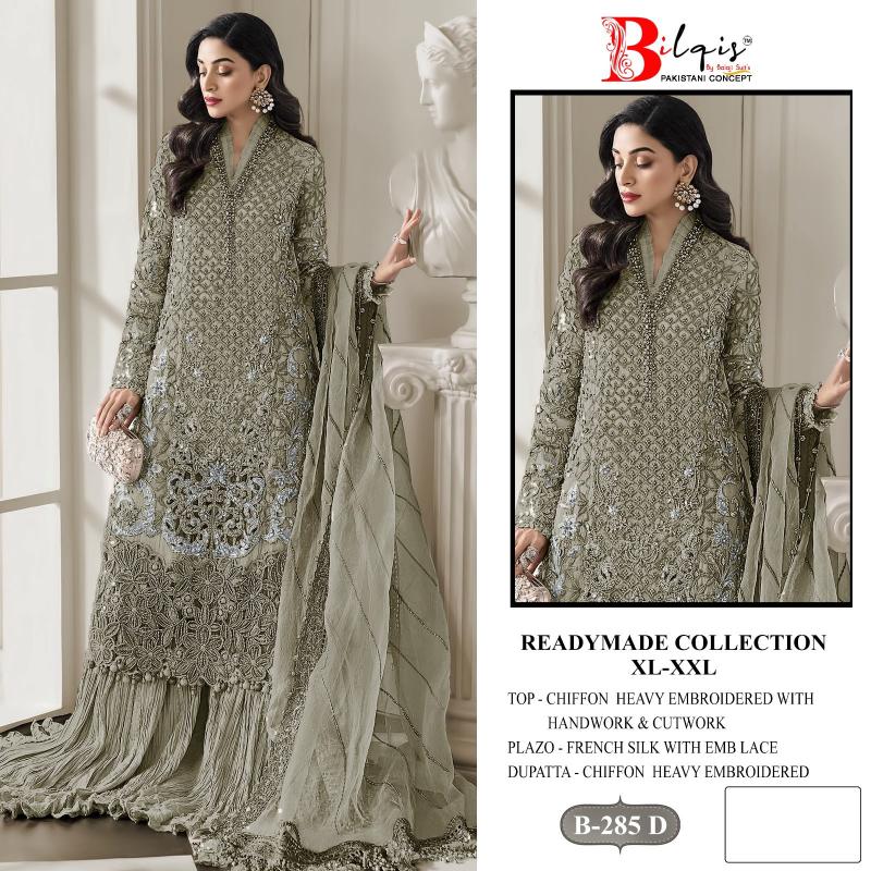 Bilqis B 285 A TO D catalog pakistani designer salwar kameez