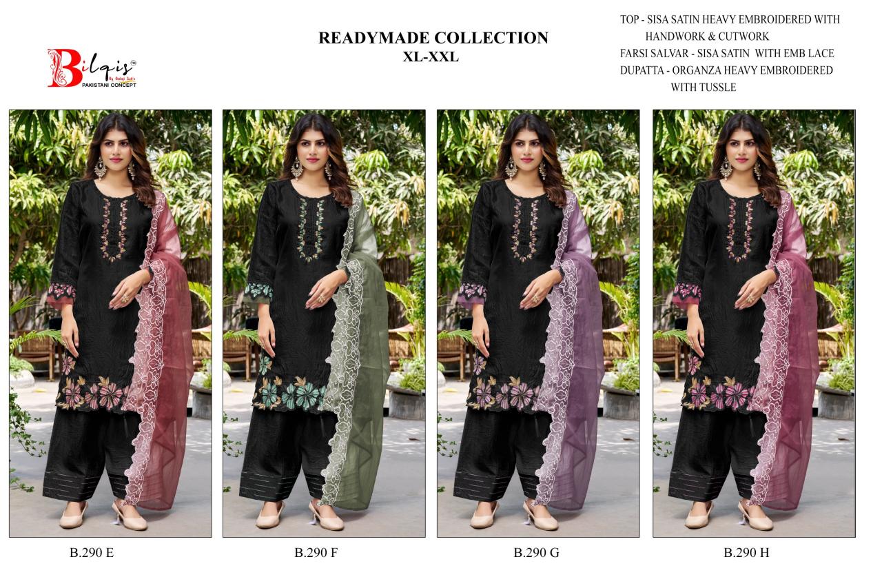 Bilqis B 290 E TO H catalog pakistani suits online india wholesale