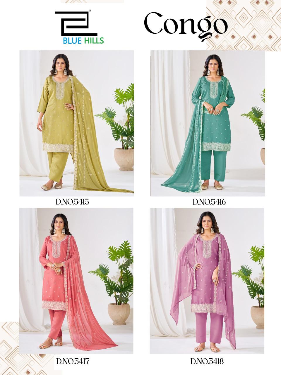 Blue Hills Congo catalog buy kurtis at wholesale price