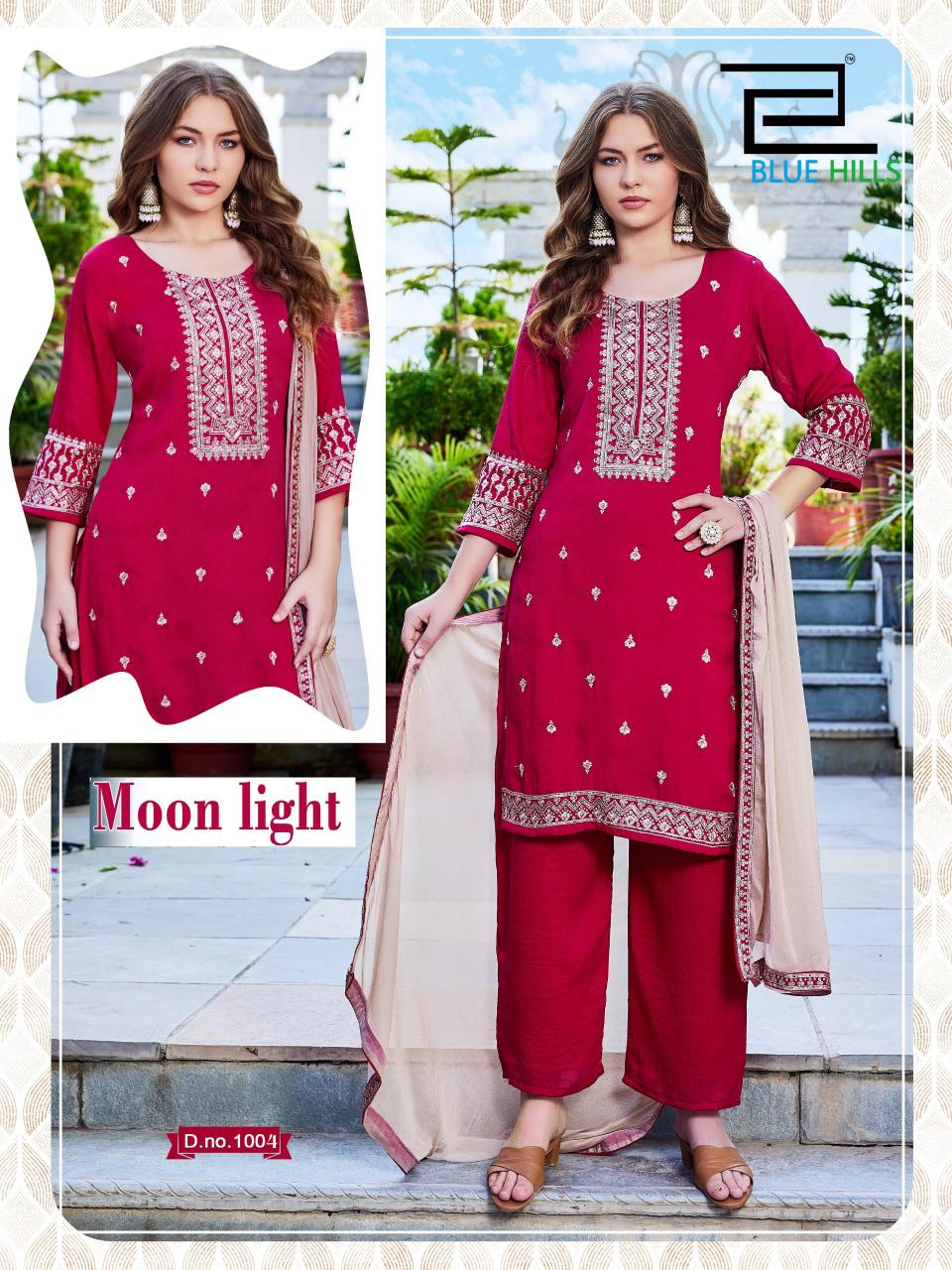 Blue Hills Moon Light catalog trendy kurti wholesale suppliers in mumbai