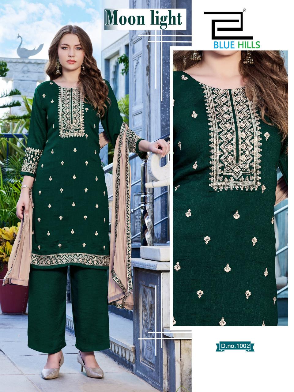 Blue Hills Moon Light catalog trendy kurti wholesale suppliers in mumbai