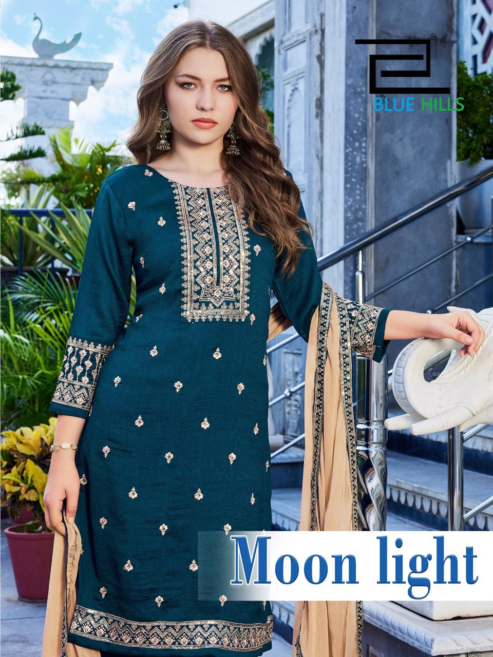 Blue Hills Moon Light catalog trendy kurti wholesale suppliers in mumbai