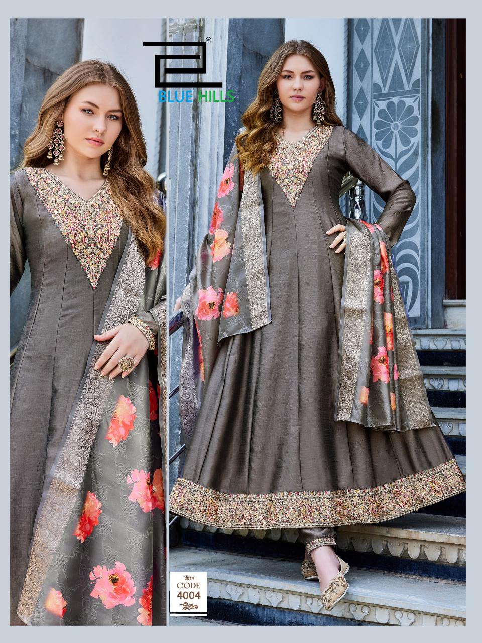 Blue Hills Parineeti catalog designer kurtis wholesale in chennai