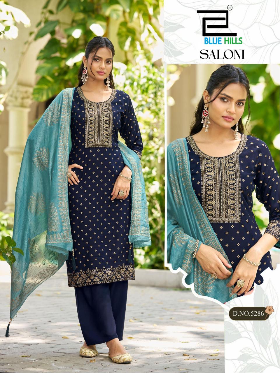 Blue Hills Saloni Nx catalog designer kurtis wholesale online