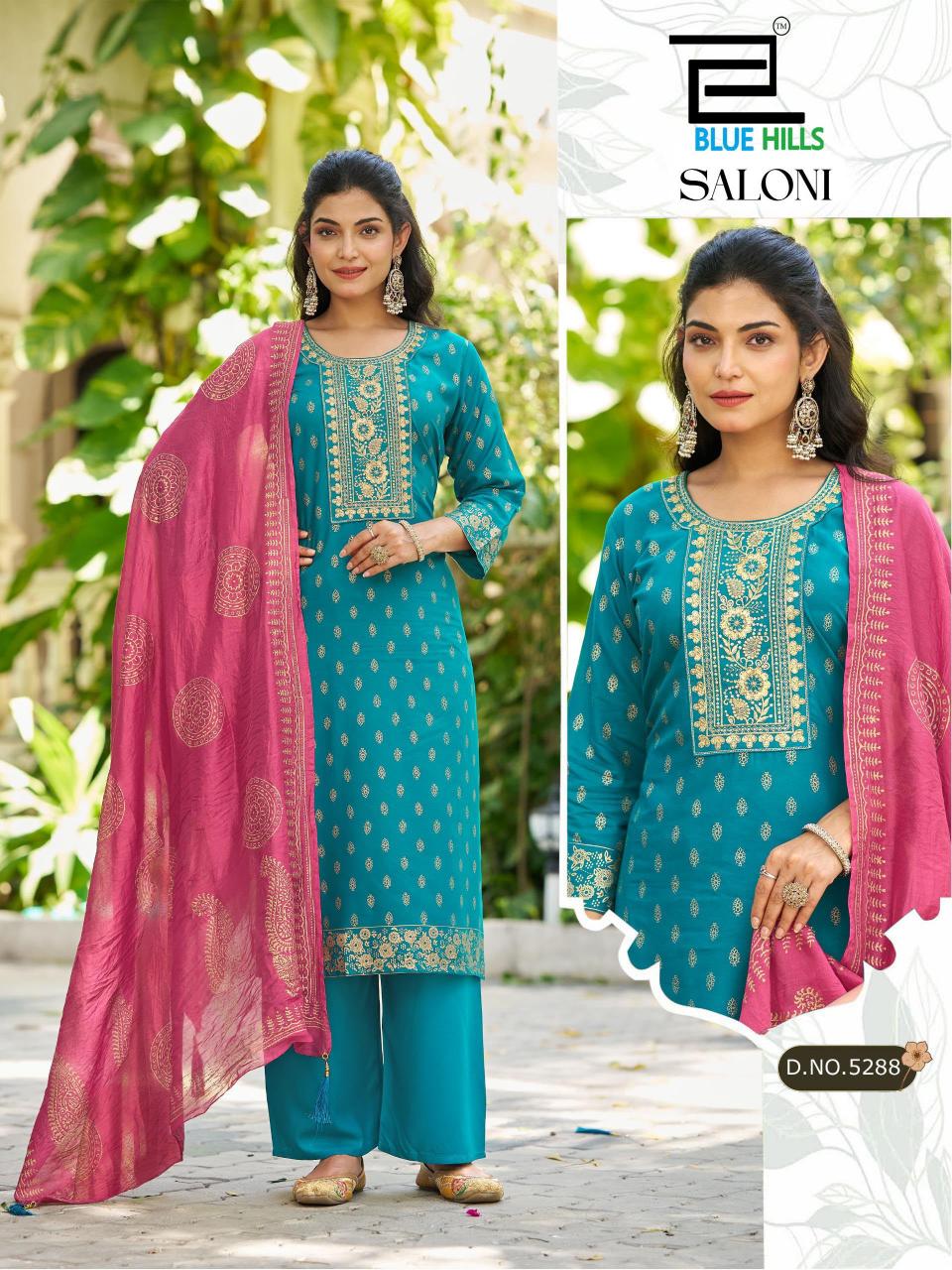Blue Hills Saloni Nx catalog designer kurtis wholesale online