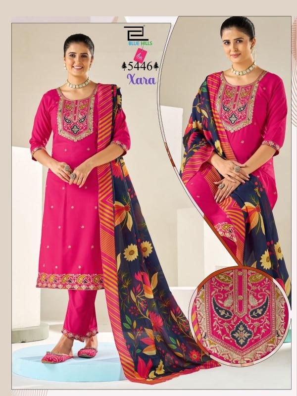 Blue Hills Xara catalog rayon kurtis wholesale shop in pune