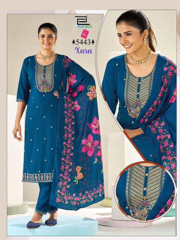 Blue Hills Xara catalog rayon kurtis wholesale shop in pune