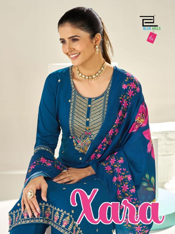 Blue Hills Xara catalog rayon kurtis wholesale shop in pune