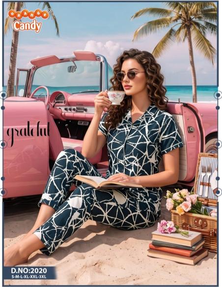 Candy 2020 catalog night dress wholesale