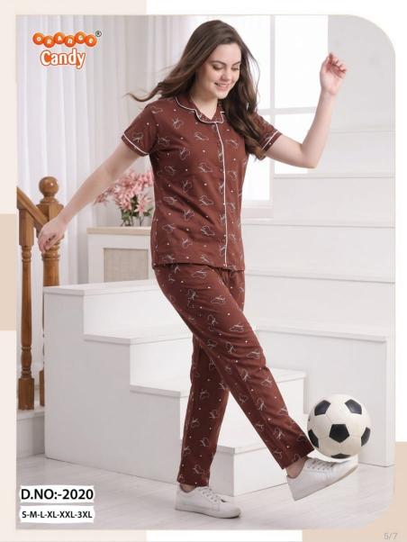 Candy 2020 catalog night dress wholesale