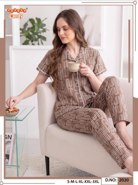 Candy 2020 catalog night dress wholesale
