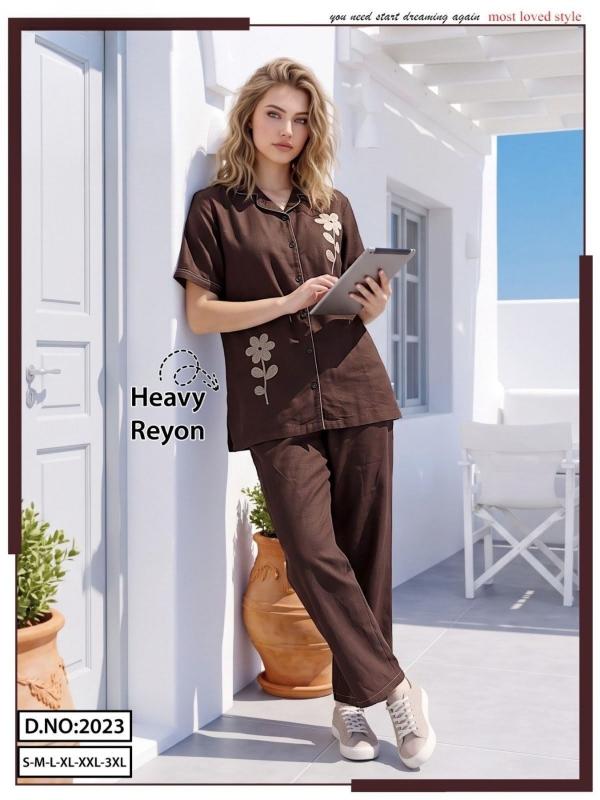Cozy Nest SSH 2023 catalog night dress wholesaler in india