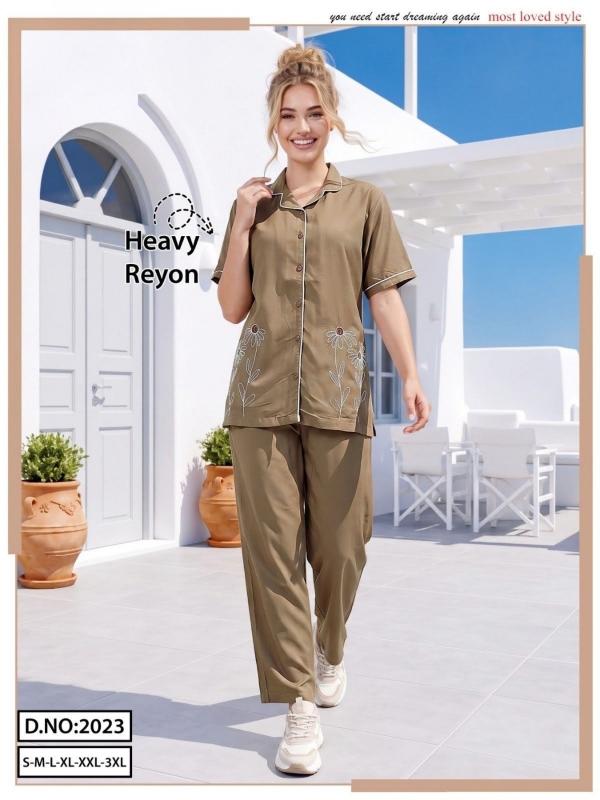 Cozy Nest SSH 2023 catalog night dress wholesaler in india