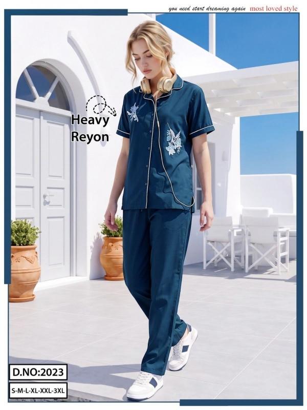 Cozy Nest SSH 2023 catalog night dress wholesaler in india