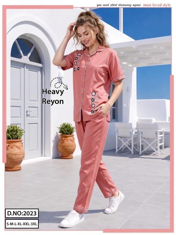 Cozy Nest SSH 2023 catalog night dress wholesaler in india