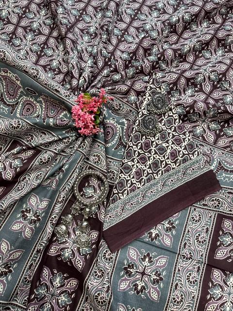 Dazira Ajrakh cotton vol 1 catalog wholesale saree shopping