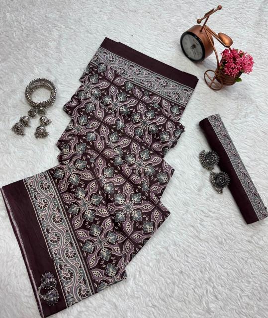 Dazira Ajrakh cotton vol 1 catalog wholesale saree shopping