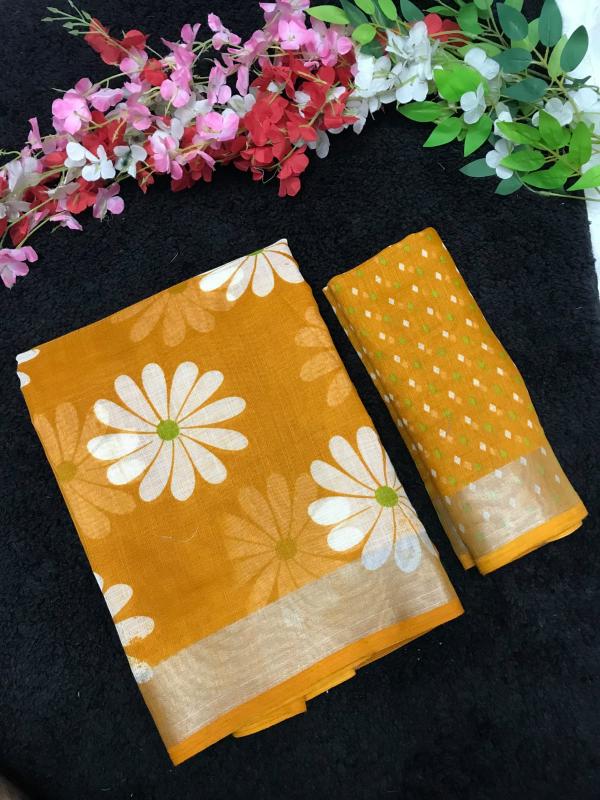 Dazira GC vol 40 catalog wholesale soft linen sarees
