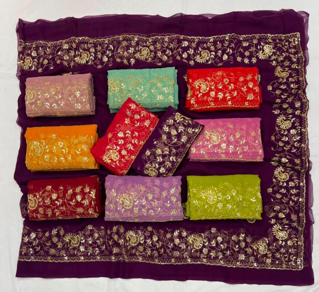 Dazira Georgette vol 33 catalog wholesale saree market in navi mumbai