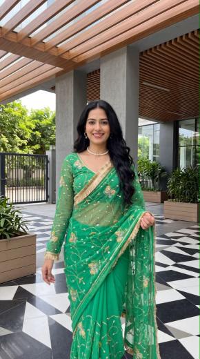 Dazira Georgette vol 34 catalog wholesale saree market in maharashtra