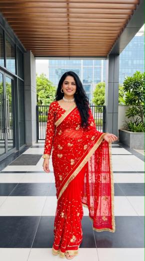 Dazira Georgette vol 34 catalog wholesale saree market in maharashtra