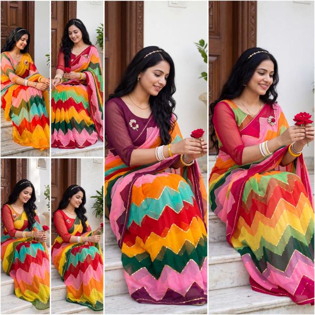 Dazira Georgette vol 38 catalog guntur saree wholesale market