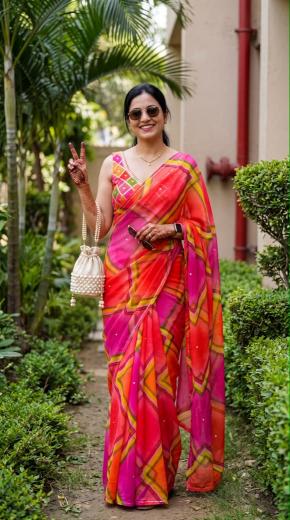 Dazira Georgette vol 42 catalog plain georgette sarees wholesale