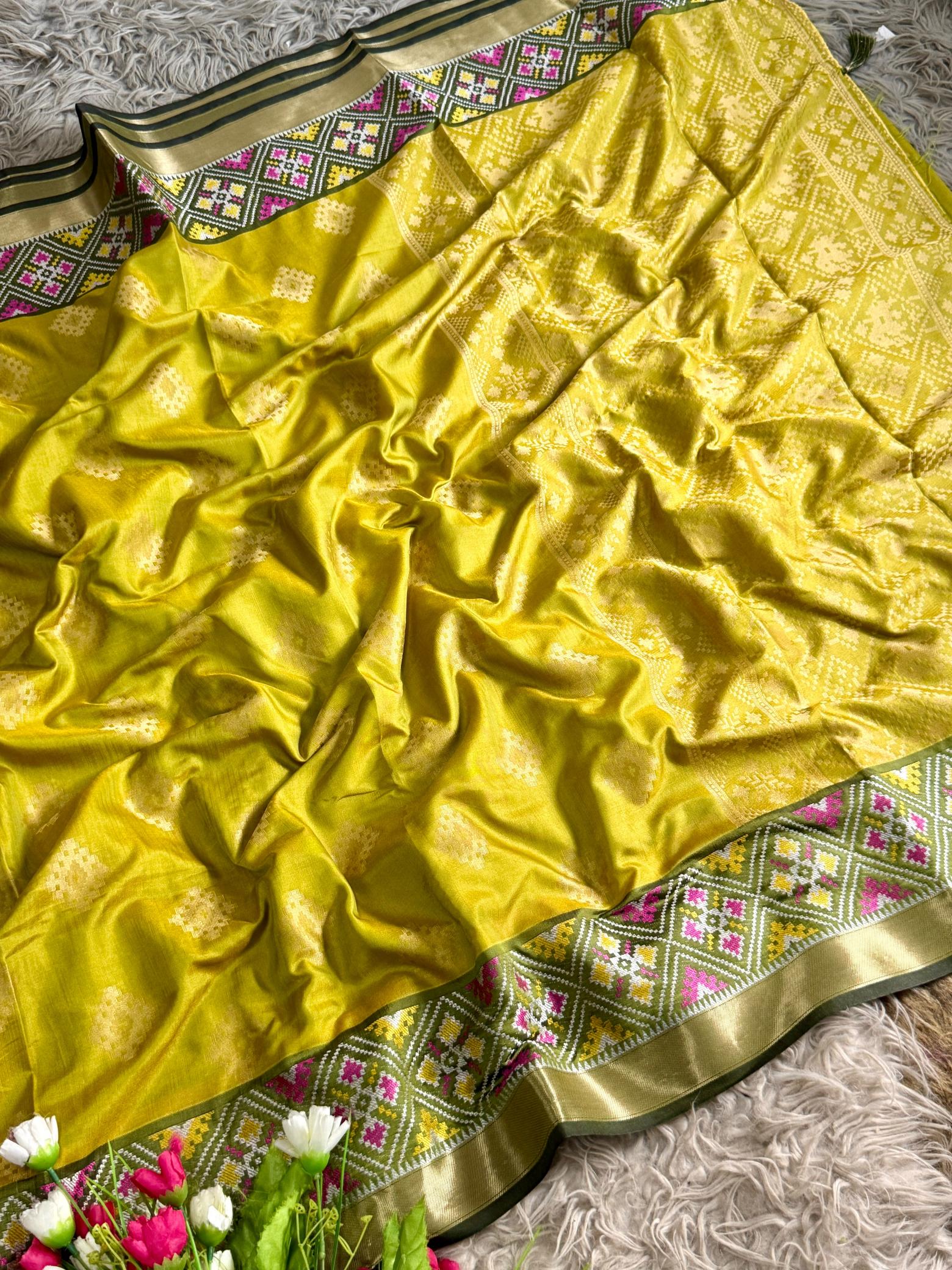 Dazira ikkat patola silk vol 1 catalog wholesale saree mumbai