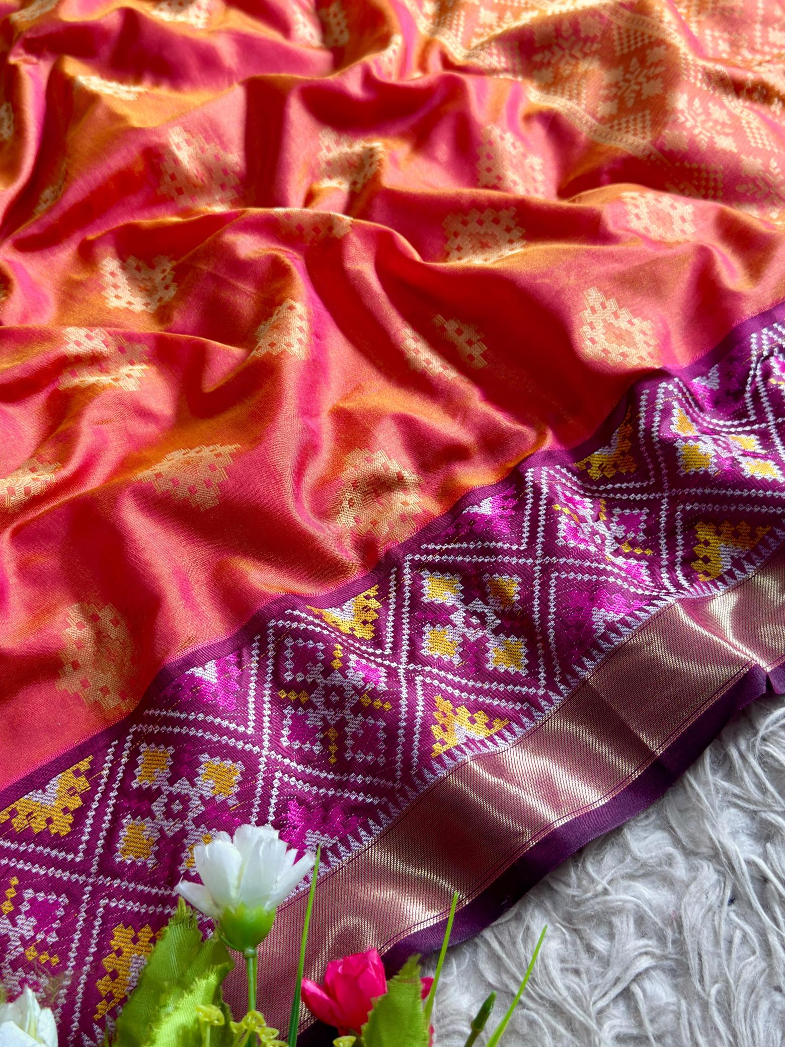Dazira ikkat patola silk vol 1 catalog wholesale saree mumbai