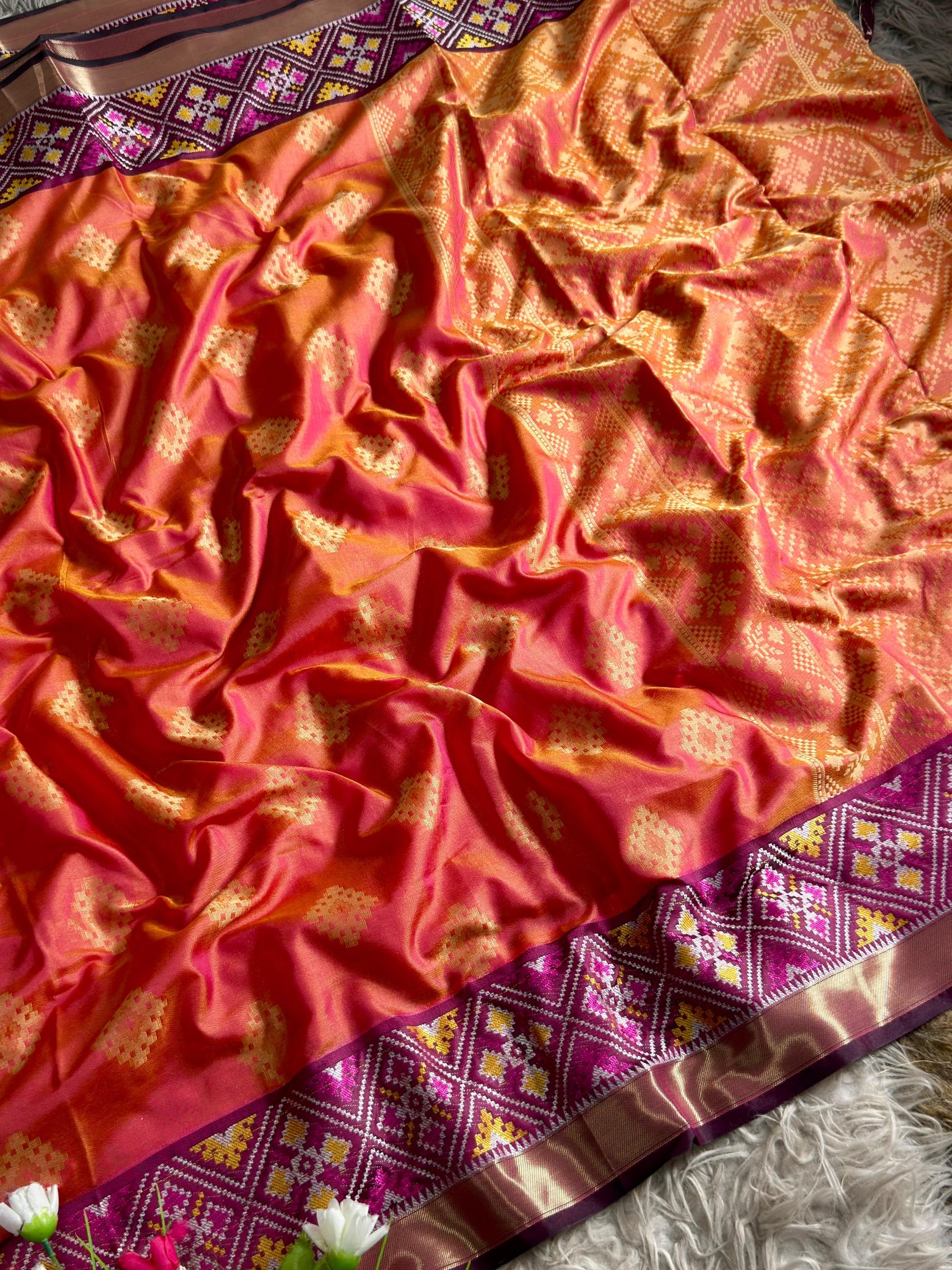 Dazira ikkat patola silk vol 1 catalog wholesale saree mumbai